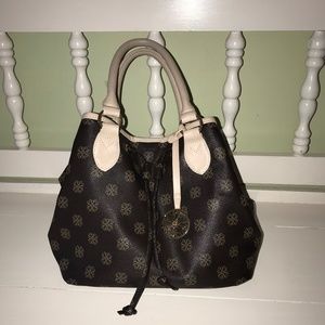 BROWN AVON TOTE